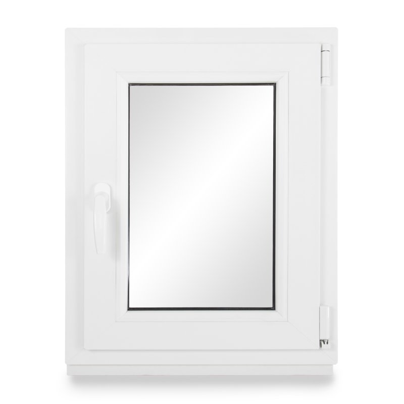 weiß 2 fach Verglasung ALLE GRÖßEN Dreh-Kipp - Fenster BxH:65x60 cm DIN Links Kunststoff Premium Kellerfenster PVC