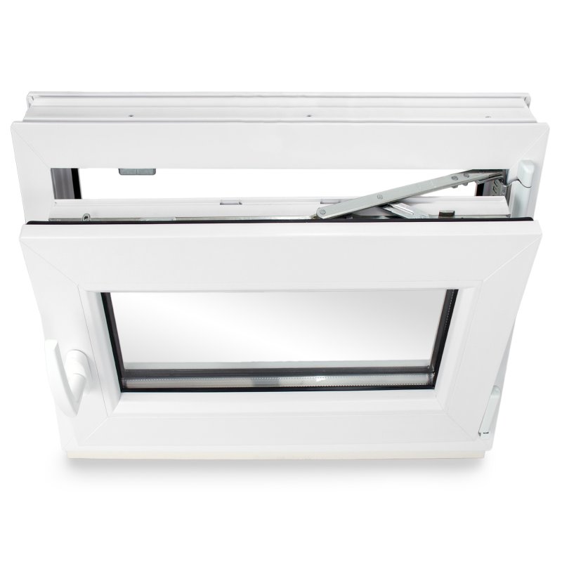 Kunststofffenster DREH/KIPP RECHTS Breite 080-110 AFG AV9000 5-Kammer Weiß 