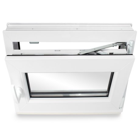 Premium Kellerfenster Fenster 3 Fach BxH 900x950 mm Dreh-Kipp Weiß 