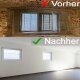 Konfigurator Dreh/Kippfenster Farbe weiß. Profil 60 mm.Schwarze Dichtungen. Breiten 50-120 cm