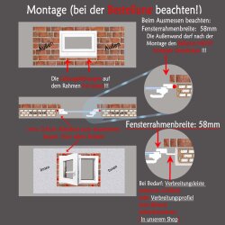 Konfigurator Dreh/Kippfenster Farbe weiß. Profil 60 mm.Graue Dichtungen. Breiten 50-120 cm