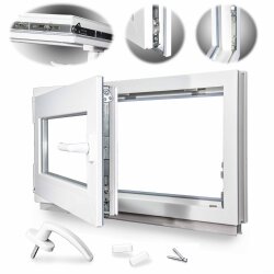 Konfigurator Dreh/Kippfenster Farbe weiß. Profil 60...