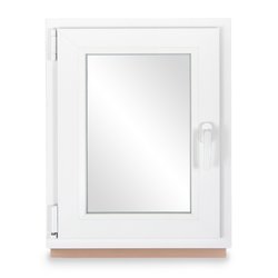 Kellerfenster PVC Dreh-Kipp 60x75 cm (BxH) 2-fach Glas...