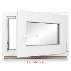 Fenster Kunststoff Dreh-Kipp graue Glasdichtungen Breiten ab 40 - 120 cm Bestellung