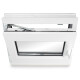 Fenster Kunststoff Milchglas für Keller Garage Nebenraum Dreh-Kipp Breiten ab 40 bis 120 cm