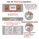 Fenster Kunststoff Milchglas für Keller Garage Nebenraum Dreh-Kipp Breiten ab 40 bis 120 cm