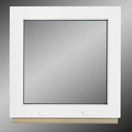 Fenster Kunststoff Festverglasung schwarze Glasdichtungen Breiten ab 40 bis 120 cm Bestellung