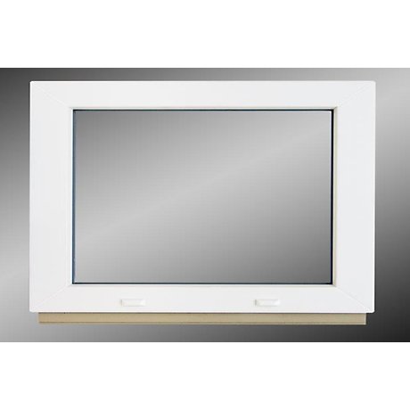 Fenster Kunststoff Festverglasung schwarze Glasdichtungen Breiten ab 40 -120 cm Bestellung 50x40 cm / 500x400 mm 2-fach