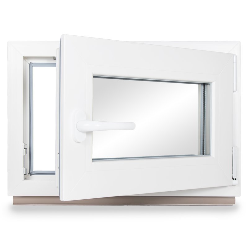 5Stück Dreh-/Kipp Fenstergriff weiß Kunststoff 
