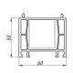 Verbreiterungsprofil 5 CM für Profill Ecoline (Dichtung Schwarz)