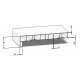 Fensterbank aus Kunststoff 25 cm Tief
